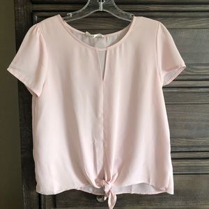Tie front top